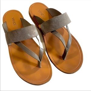 Vince leather thong sandals